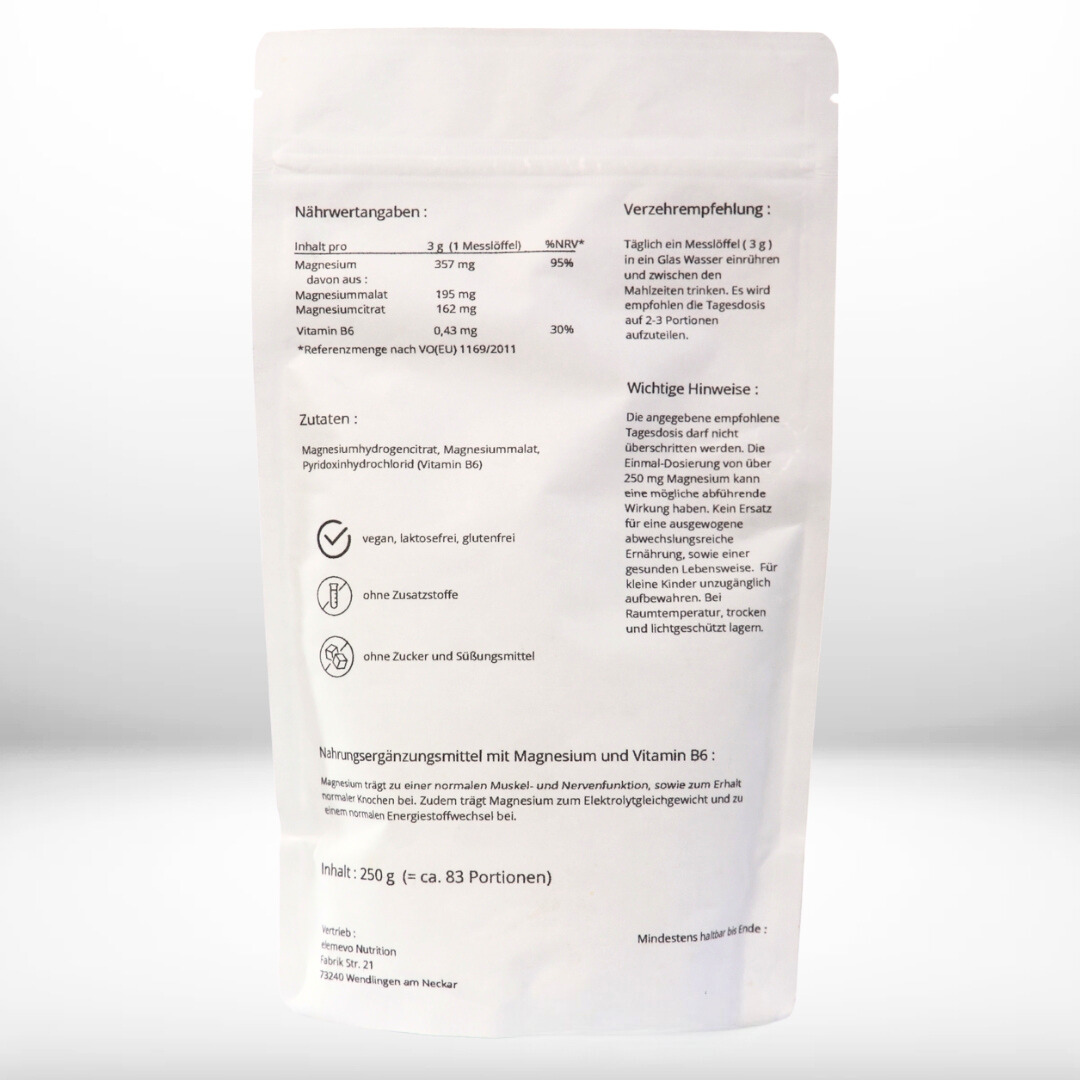 Magnesium Citrat & Malat Pulver