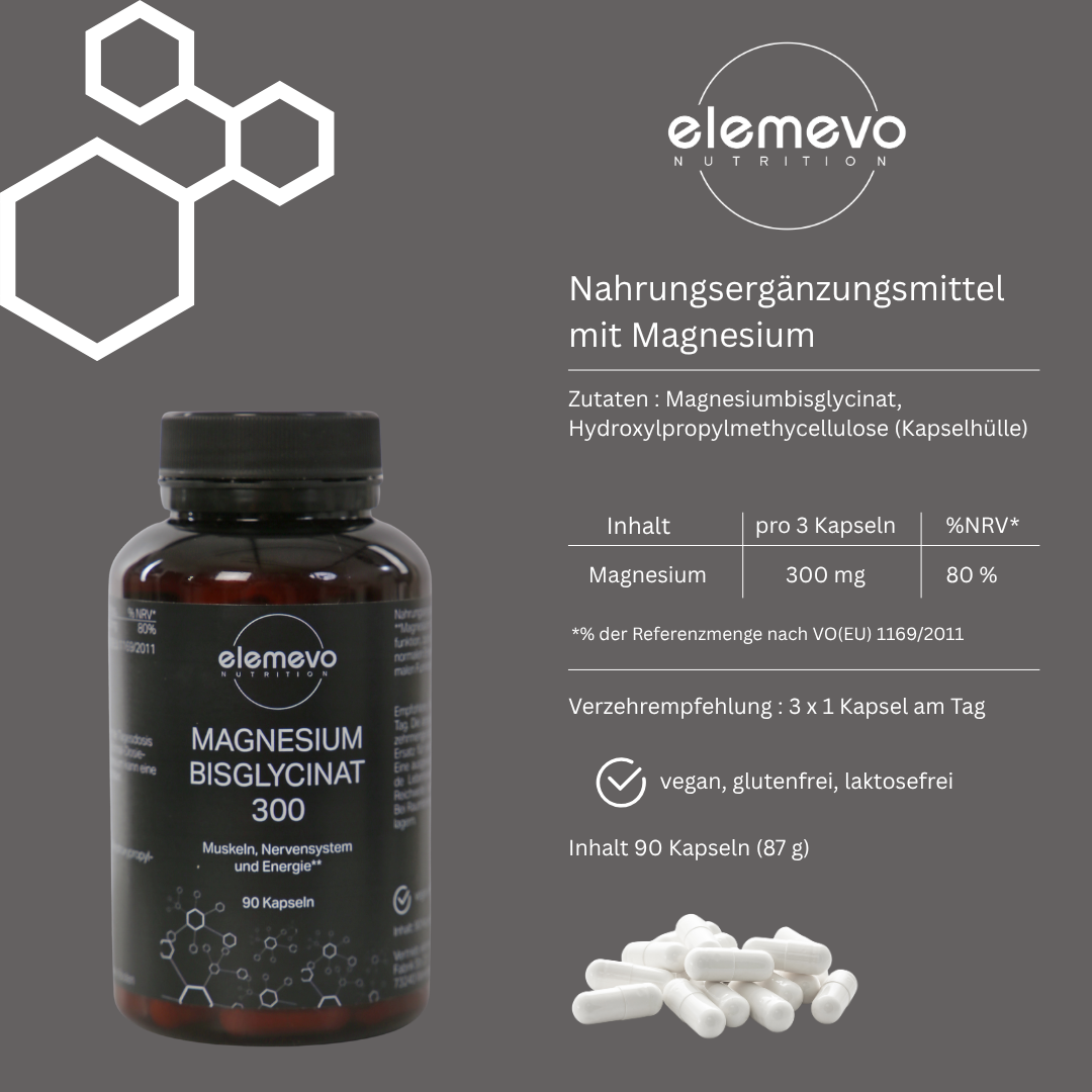 Magnesium Bisglycinat Kapseln